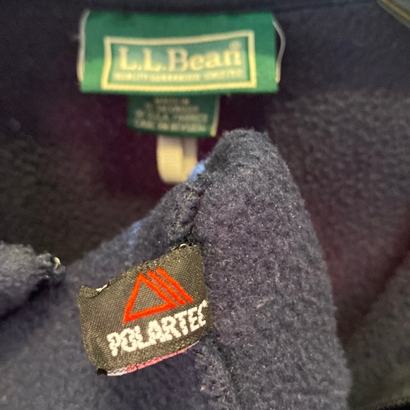 L.L Bean Men’s Fleece Full Zipper Vest - Picture 6 of 6